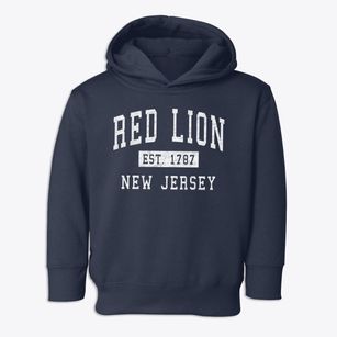 Red Lion New Jersey Classic Established Toddler Hoodie