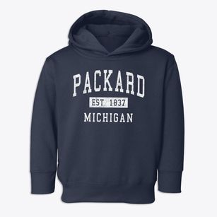 Packard Michigan Classic Established Toddler Hoodie