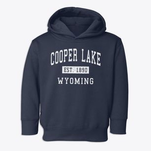 Cooper Lake Wyoming Classic Established Toddler Hoodie
