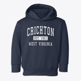Crichton West Virginia Classic Established Toddler Hoodie
