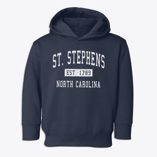 St. Stephens North Carolina Classic Established Toddler Hoodie