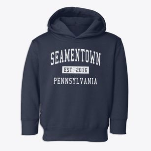 Seamentown Pennsylvania Classic Established Toddler Hoodie