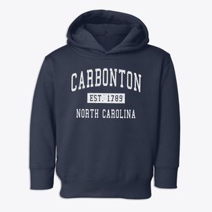 Carbonton North Carolina Classic Established Toddler Hoodie