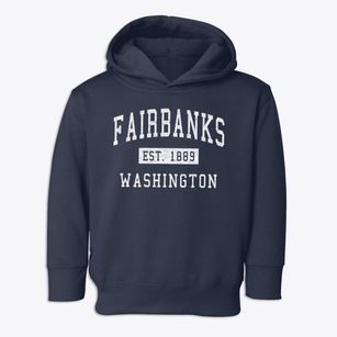 Fairbanks Washington Classic Established Toddler Hoodie