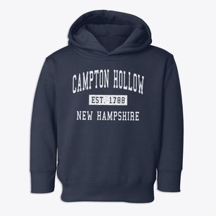 Campton Hollow New Hampshire Classic Established Toddler Hoodie