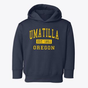 Umatilla Oregon Classic Established Toddler Hoodie