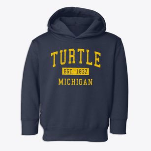 Turtle Michigan Classic Established Toddler Hoodie