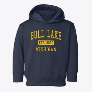 Gull Lake Michigan Classic Established Toddler Hoodie