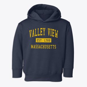 Valley View Massachusetts Classic Established Toddler Hoodie