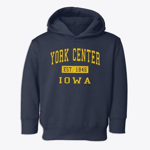 York Center Iowa Classic Established Toddler Hoodie