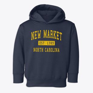 New Market North Carolina Classic Established Toddler Hoodie