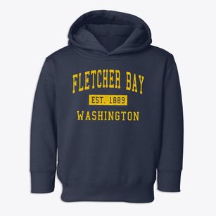 Fletcher Bay Washington Classic Established Toddler Hoodie