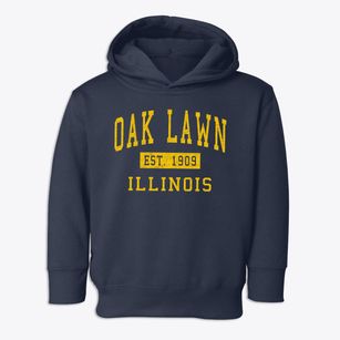 Oak Lawn Illinois Classic Established Toddler Hoodie