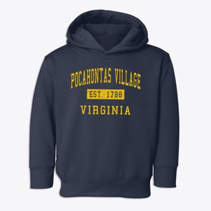 Pocahontas Village Virginia Classic Established Toddler Hoodie