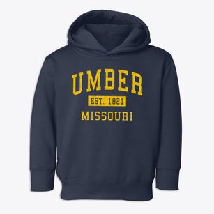 Umber Missouri Classic Established Toddler Hoodie