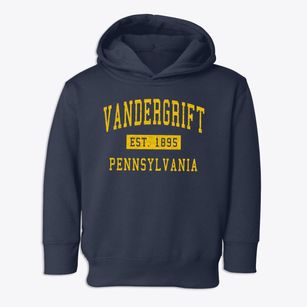 Vandergrift Pennsylvania Classic Established Toddler Hoodie