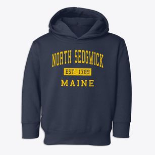 North Sedgwick Maine Classic Established Toddler Hoodie