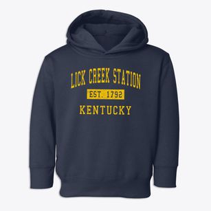 Lick Creek Station Kentucky Classic Established Toddler Hoodie