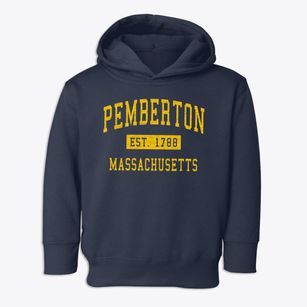 Pemberton Massachusetts Classic Established Toddler Hoodie