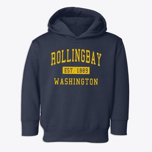 Rollingbay Washington Classic Established Toddler Hoodie