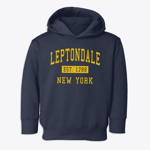 Leptondale New York Classic Established Toddler Hoodie