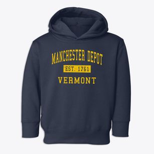 Manchester Depot Vermont Classic Established Toddler Hoodie