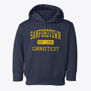 Sanfordtown Connecticut Classic Established Toddler Hoodie