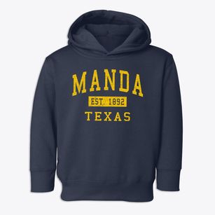 Manda Texas Classic Established Toddler Hoodie