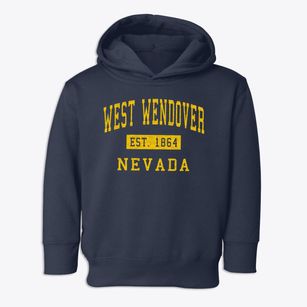 West Wendover Nevada Classic Established Toddler Hoodie