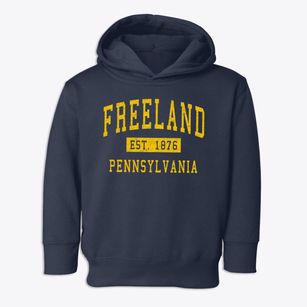 Freeland Pennsylvania Classic Established Toddler Hoodie