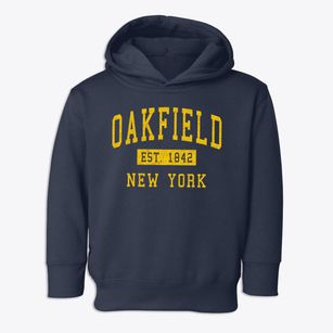 Oakfield New York Classic Established Toddler Hoodie
