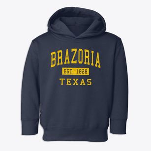 Brazoria Texas Classic Established Toddler Hoodie