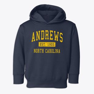 Andrews North Carolina Classic Established Toddler Hoodie