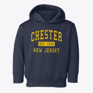 Chester New Jersey Classic Established Toddler Hoodie