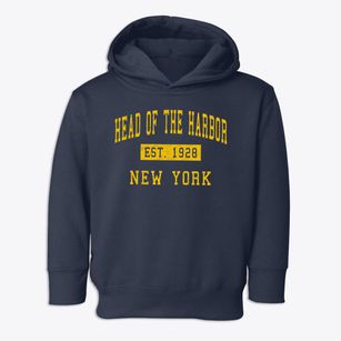 Head Of The Harbor New York Classic Established Toddler Hoodie