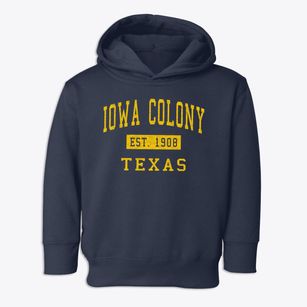 Iowa Colony Texas Classic Established Toddler Hoodie