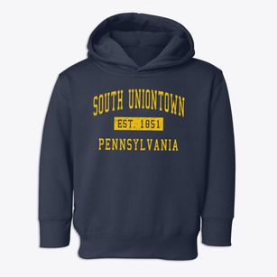 South Uniontown Pennsylvania Classic Established Toddler Hoodie