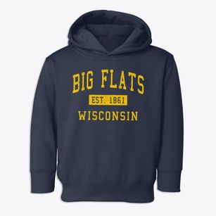 Big Flats Wisconsin Classic Established Toddler Hoodie
