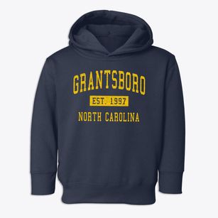 Grantsboro North Carolina Classic Established Toddler Hoodie