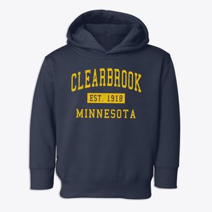 Clearbrook Minnesota Classic Established Toddler Hoodie