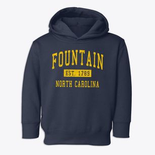 Fountain North Carolina Classic Established Toddler Hoodie