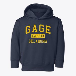Gage Oklahoma Classic Established Toddler Hoodie