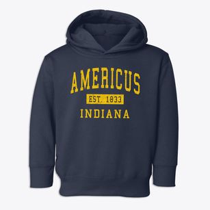 Americus Indiana Classic Established Toddler Hoodie