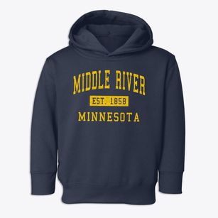 Middle River Minnesota Classic Established Toddler Hoodie