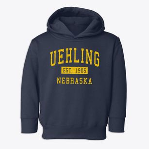 Uehling Nebraska Classic Established Toddler Hoodie