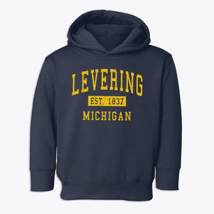 Levering Michigan Classic Established Toddler Hoodie