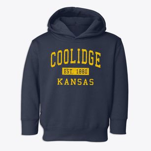 Coolidge Kansas Classic Established Toddler Hoodie
