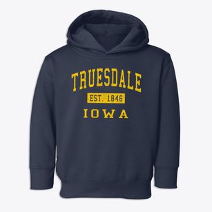 Truesdale Iowa Classic Established Toddler Hoodie