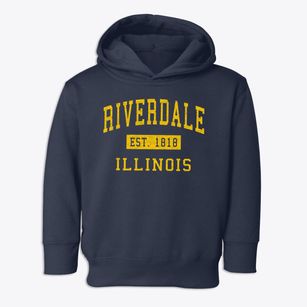 Riverdale Illinois Classic Established Toddler Hoodie