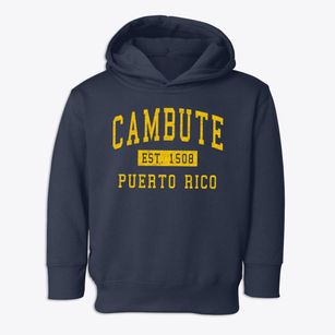 Cambute Puerto Rico Classic Established Toddler Hoodie